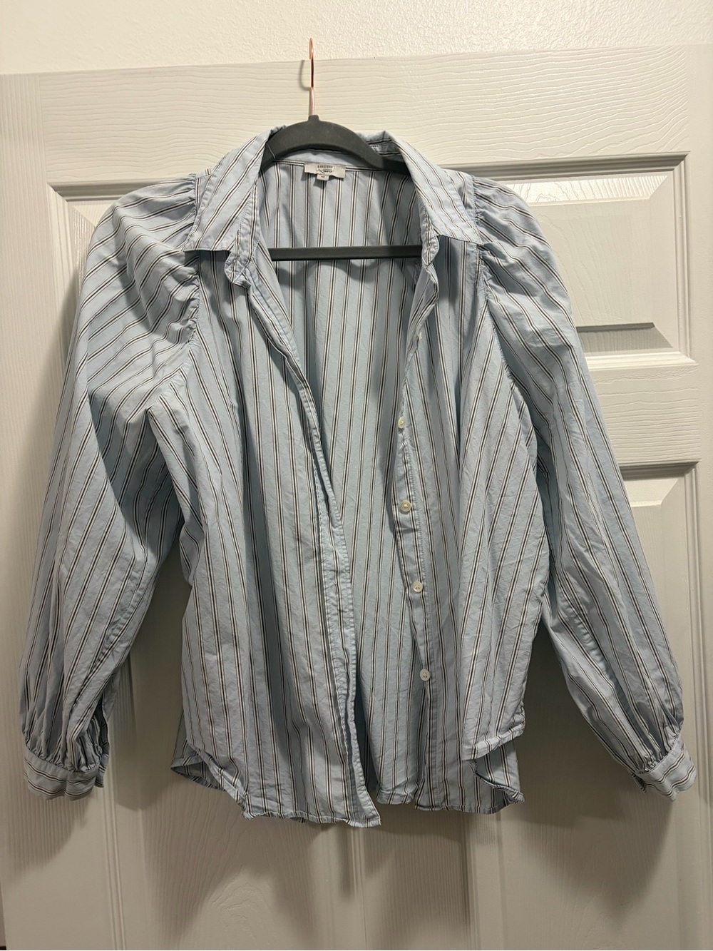 Rails Light Blue Striped Button-Down Shirt
